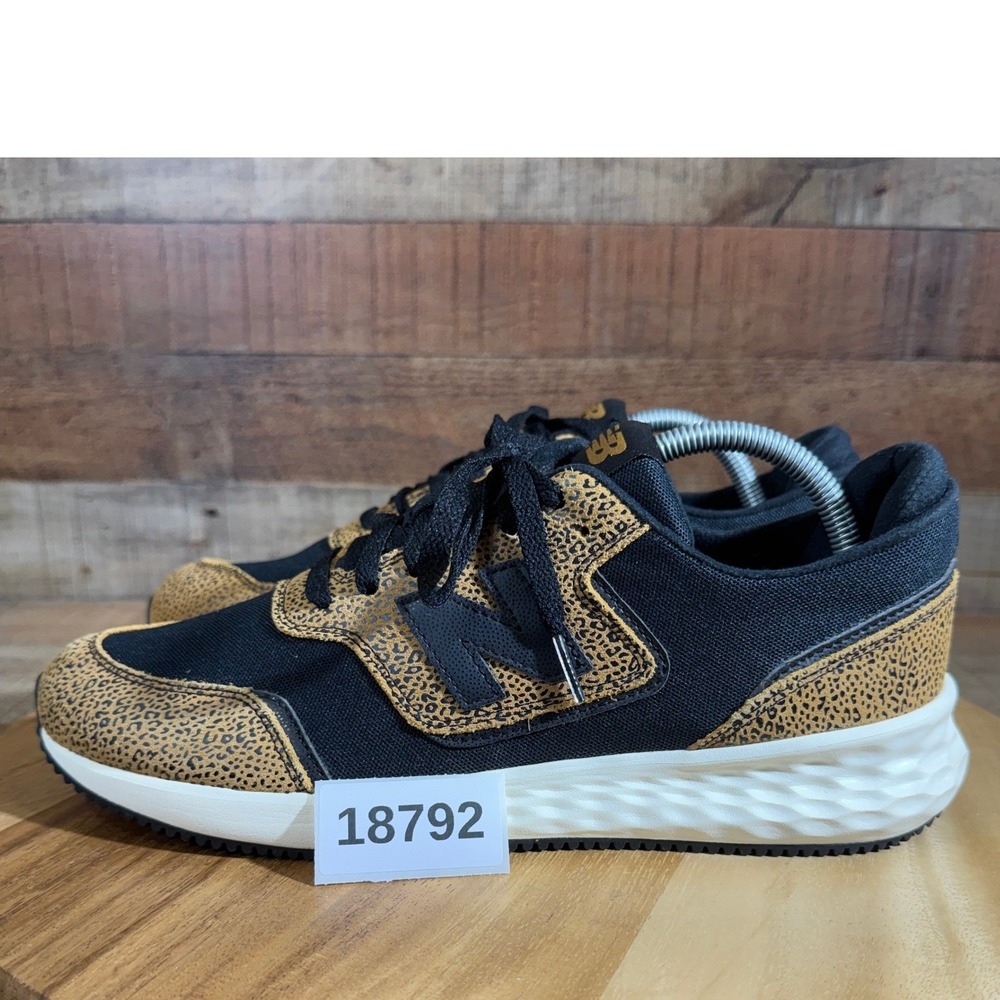 New Balance X-70 Womens 11 Black Leopard Fresh Foam Animal Print WSX70THD